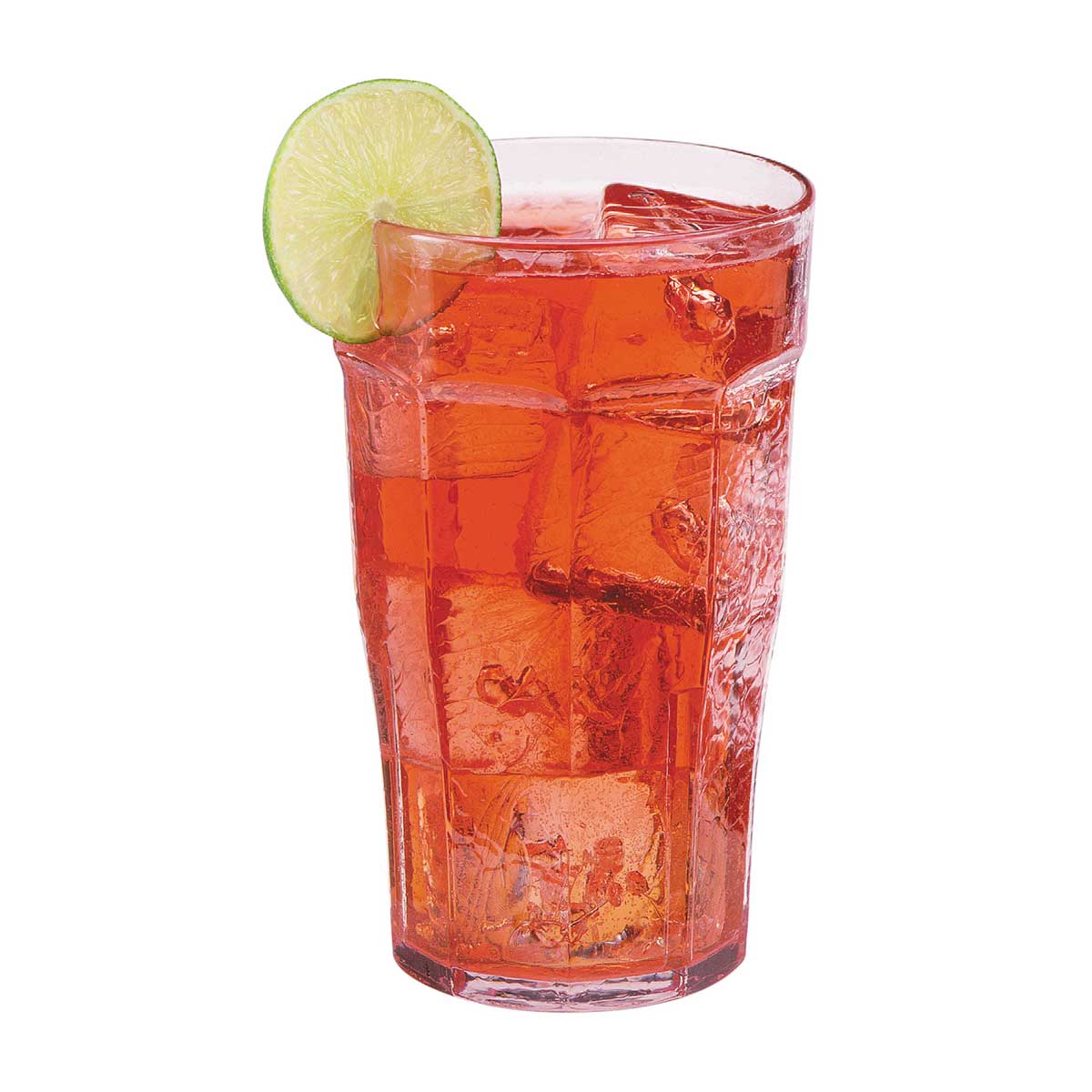 Cambro LT14152 Laguna Fluted Tumbler - 14 oz Clear Plastic Cups, Pack of 12 - Perfect for Restaurants, Cafes, Parties & Events