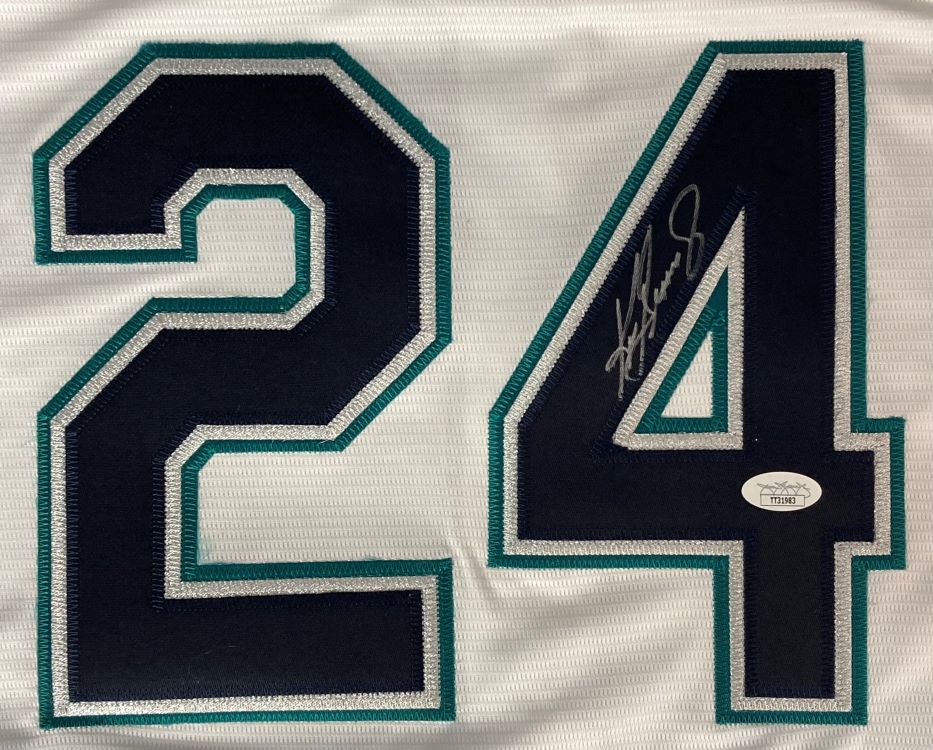 Authentic Ken Griffey Jr. Signed Seattle Mariners Nike Baseball Jersey with JSA COA - Perfect for Collectors, Sports Memorabilia Displays & Baseball Fan Gifts