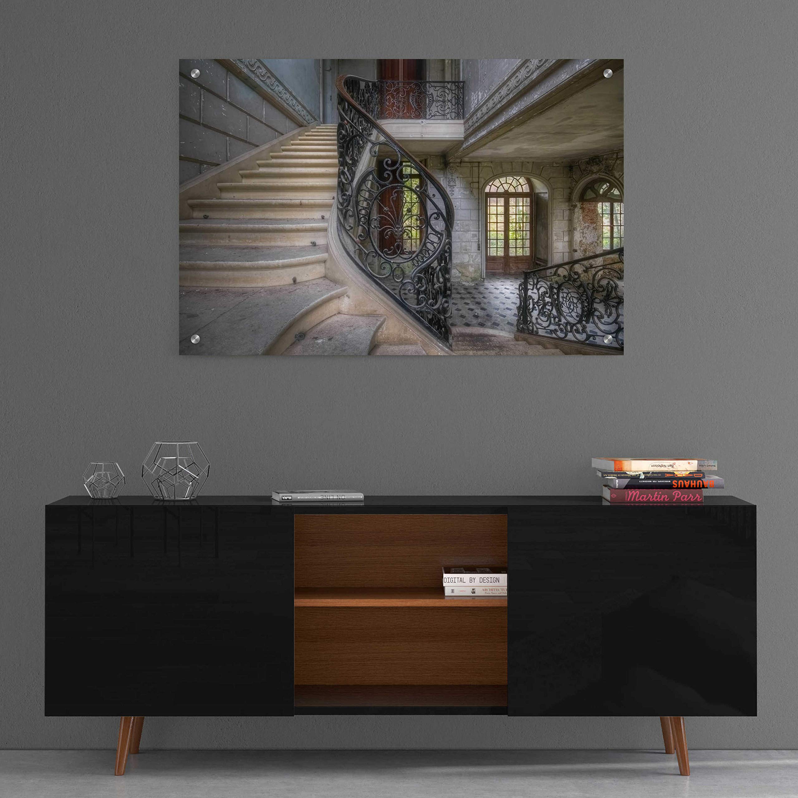 Epic Art 'Singes' by Roman Robroek - 36x24 Inch Acrylic Glass Wall Art Painting - Modern Home Decor for Living Room, Bedroom & Office