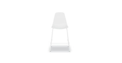 Isla Counter Height Stool - Adjustable Bar Stool with Backrest, Modern Kitchen Island Stool for Dining & Breakfast Nook, Perfect for Home, Cafe & Restaurant Use