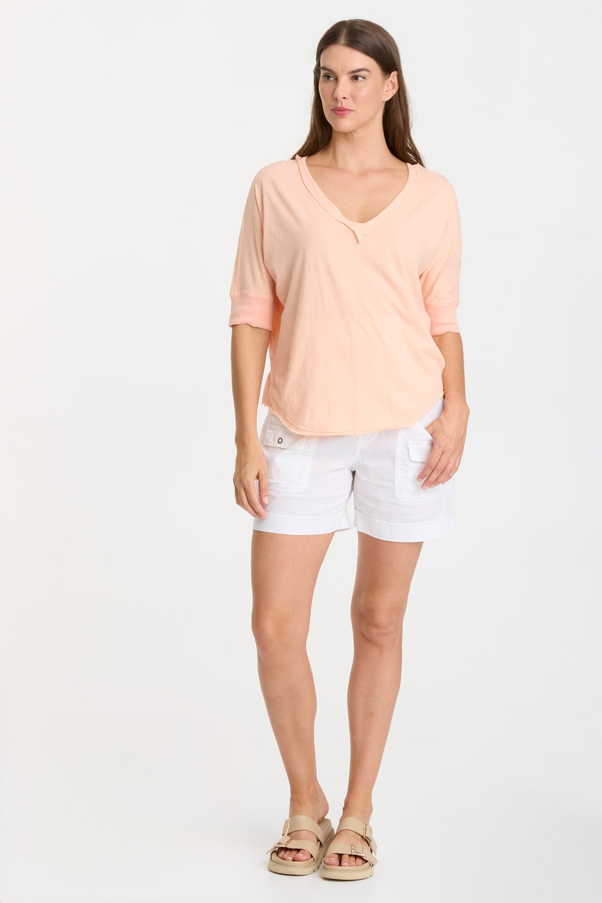 Gardiner Banded Sleeve Top 2.0 - Women's Fashion Stretch Knit Blouse for Casual & Office Wear | Perfect for Layering, Date Nights & Business Meetings