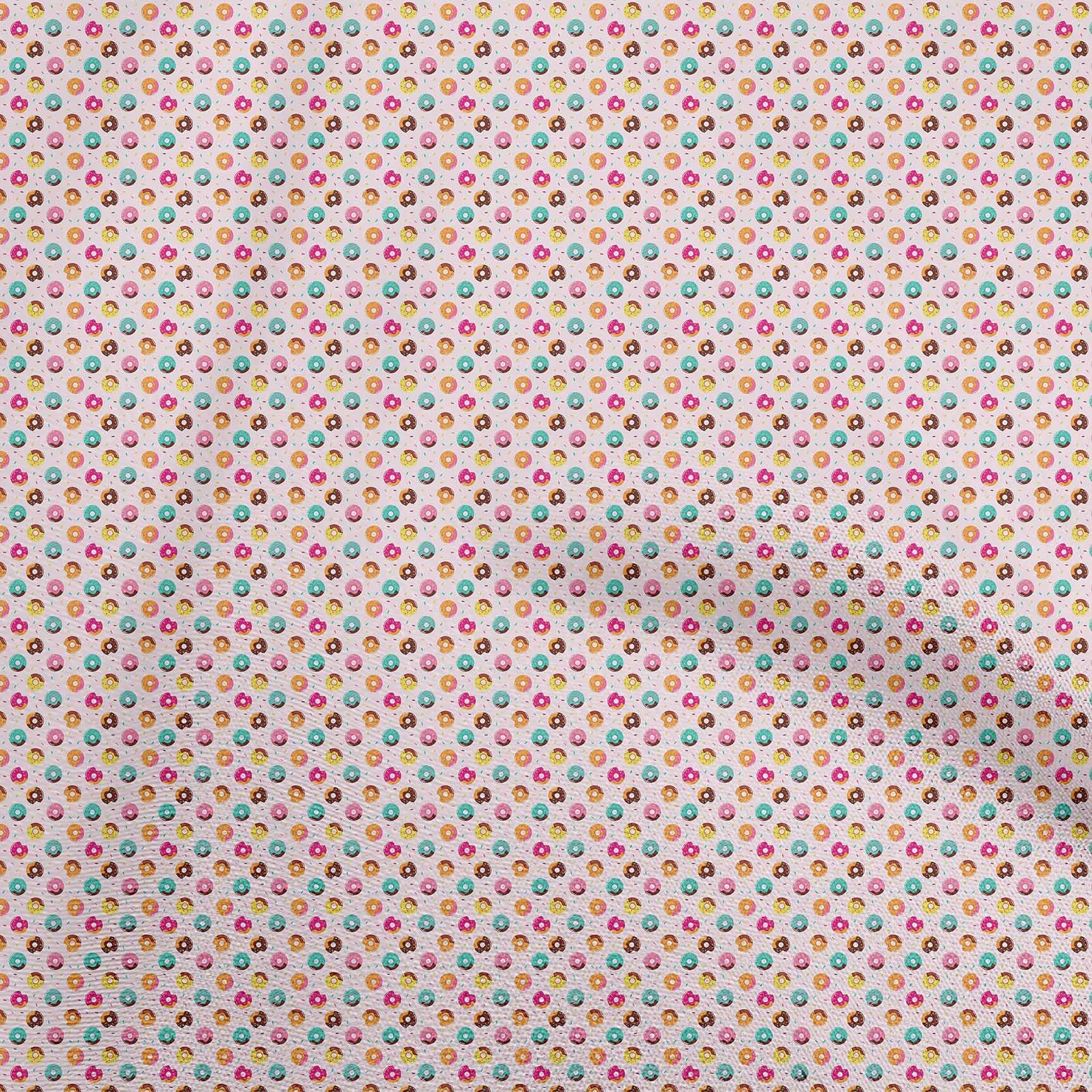 oneOone Cotton Silk Blush Pink Fabric - 42 Inch Wide Printed Sewing Material by The Yard for DIY Clothing, Dresses, Quilting & Home Decor Projects