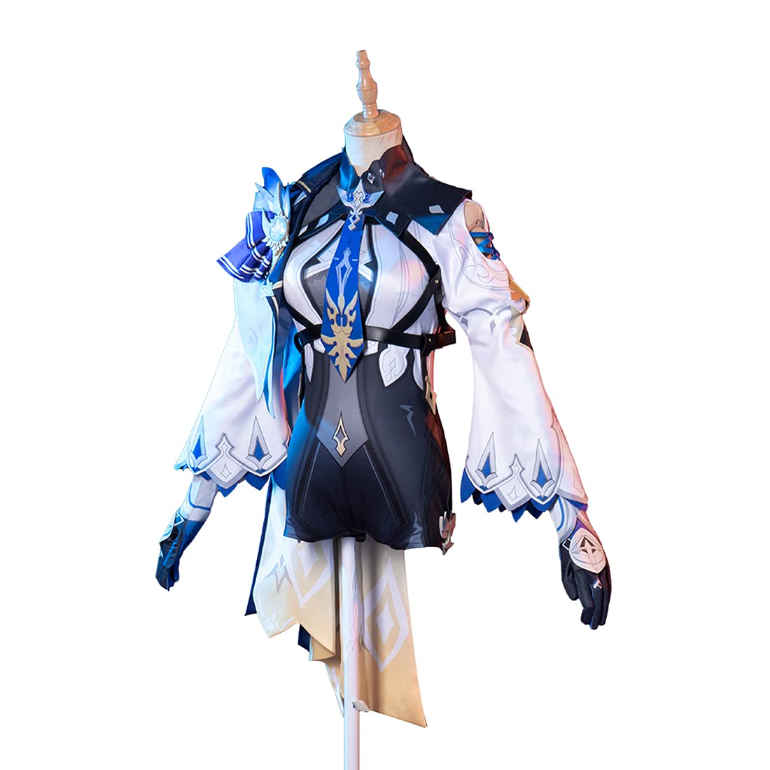 Genshin Impact EULA Cosplay Costume Full Set - Official Character Outfit for Halloween, Anime Conventions & Role Playing (EULA Cosplay Outfits)