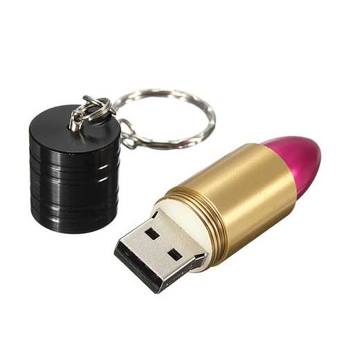 8GB Lipstick-Shaped USB 2.0 Flash Drive - Portable Memory Stick for Women, Students & Office Use - Perfect for Data Storage, File Transfer & Backup