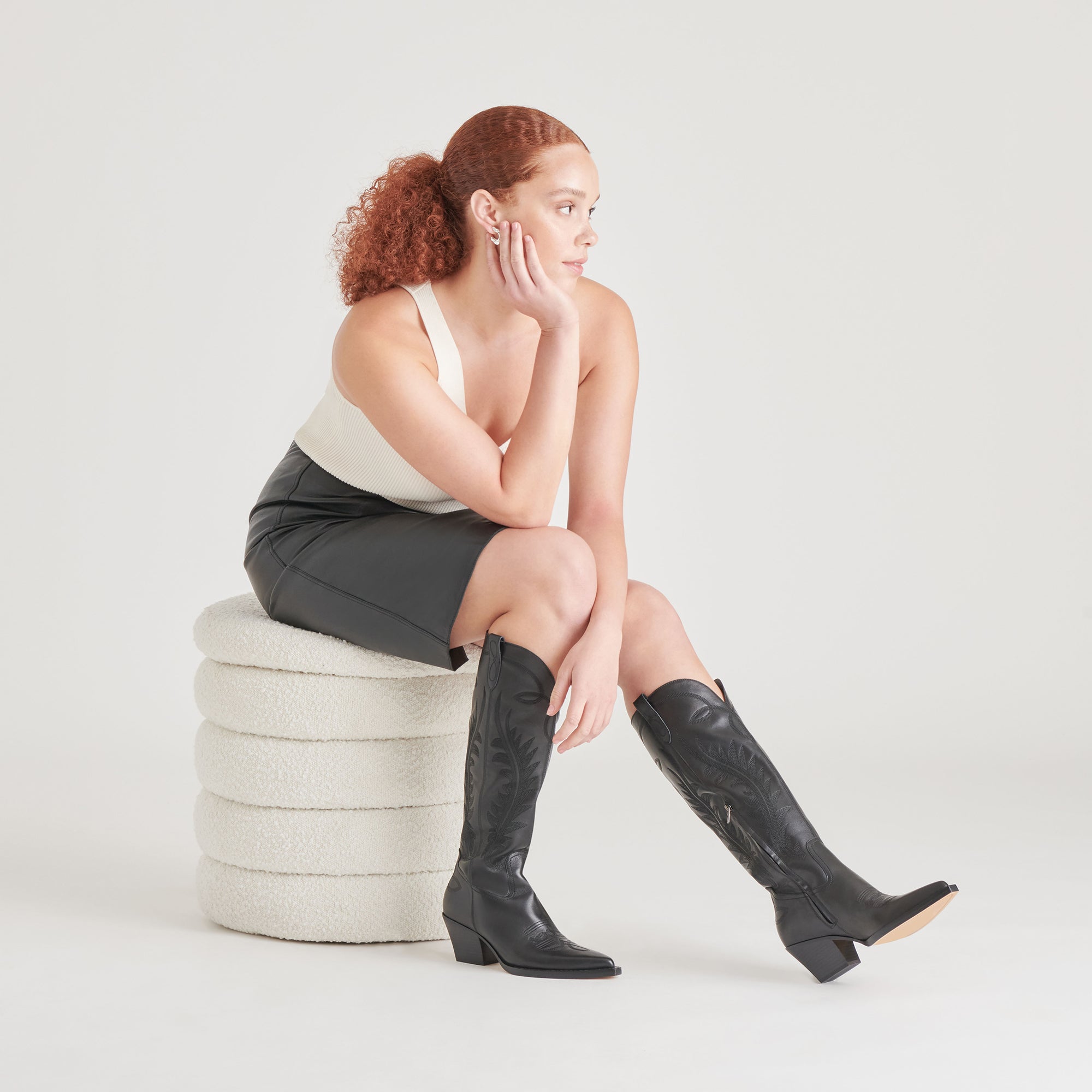 RYATT Black Leather Boots for Men & Women - Durable, Comfortable & Stylish Footwear for Hiking, Outdoor Adventures & Casual Wear
