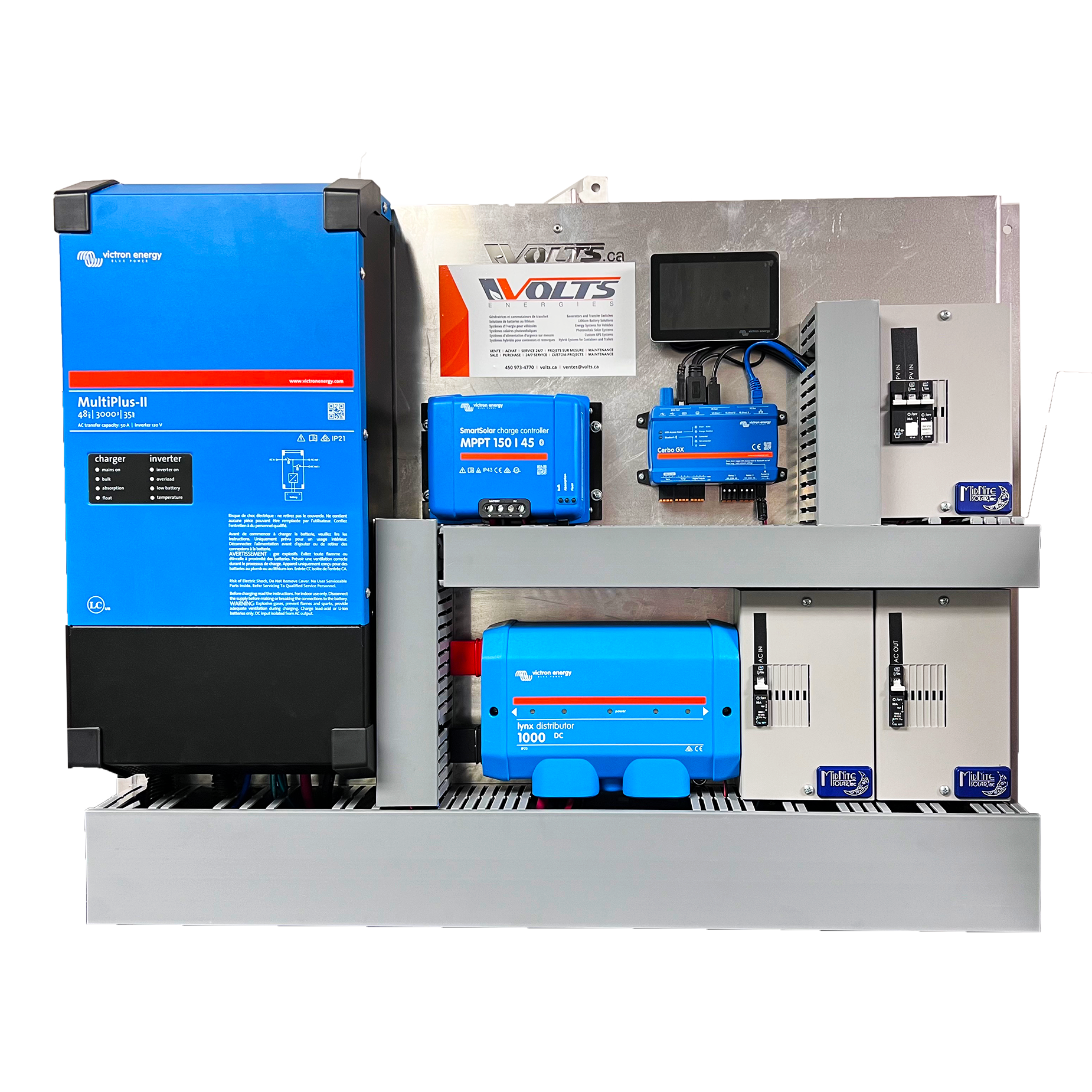 3000W Victron Energy Solar Kit with Inverter Charger - Complete Ready-to-Use Off-Grid Power Solution for RV, Boat & Emergency Backup