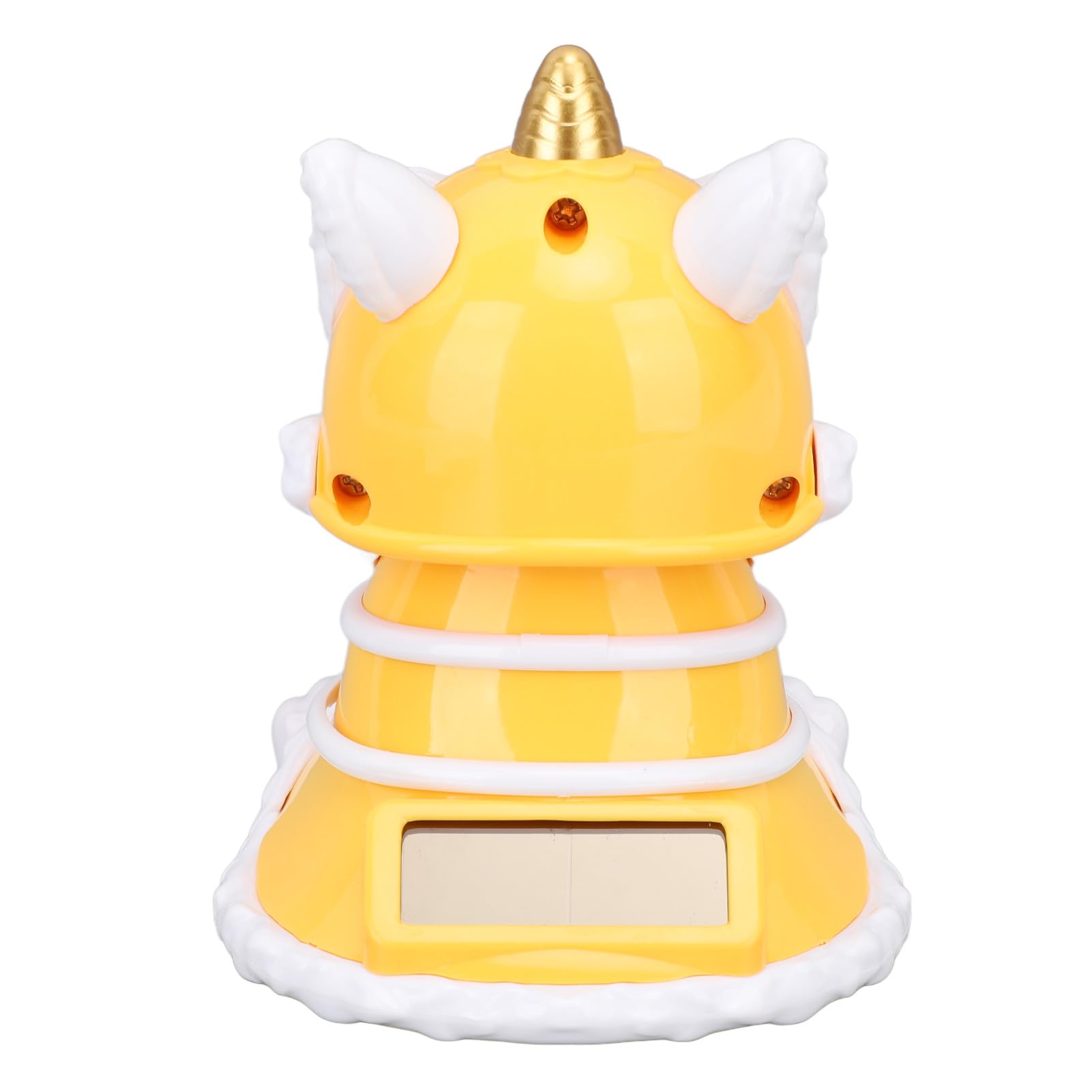 Jerliflyer Solar Powered Dancing Lion Ornament - Chinese New Year Lucky Decoration for Home, Office & Car Interior (Yellow) | Perfect for Lunar New Year Celebrations, Gifts & Feng Shui Decor