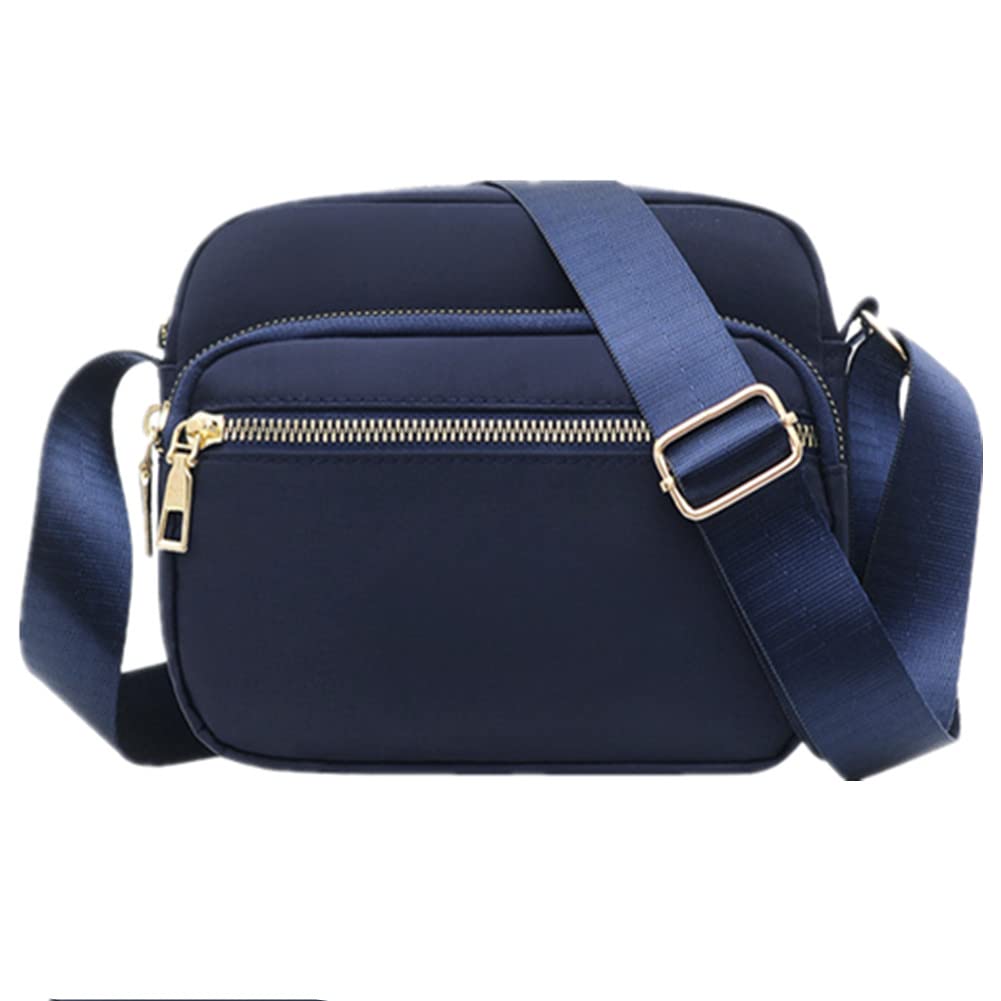DIHKLCIO Women's Waterproof Nylon Crossbody Bag - Stylish Casual Messenger Purse for Everyday Use, Travel & Shopping - Black
