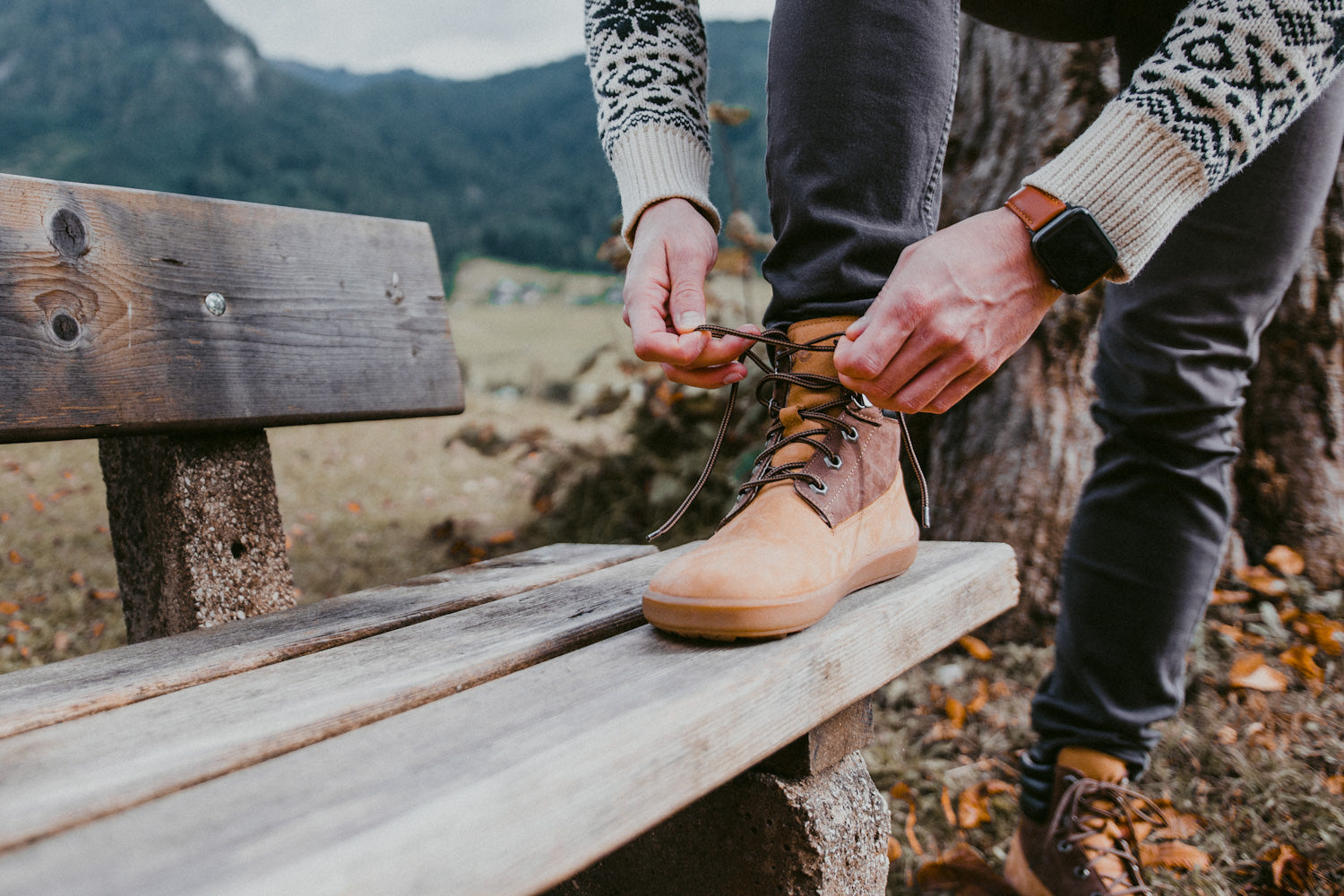 Barefoot Boots for Women & Men - Be Lenka Nevada Neo in Sand & Dark Brown | Minimalist Comfort for Hiking, Travel & Everyday Wear
