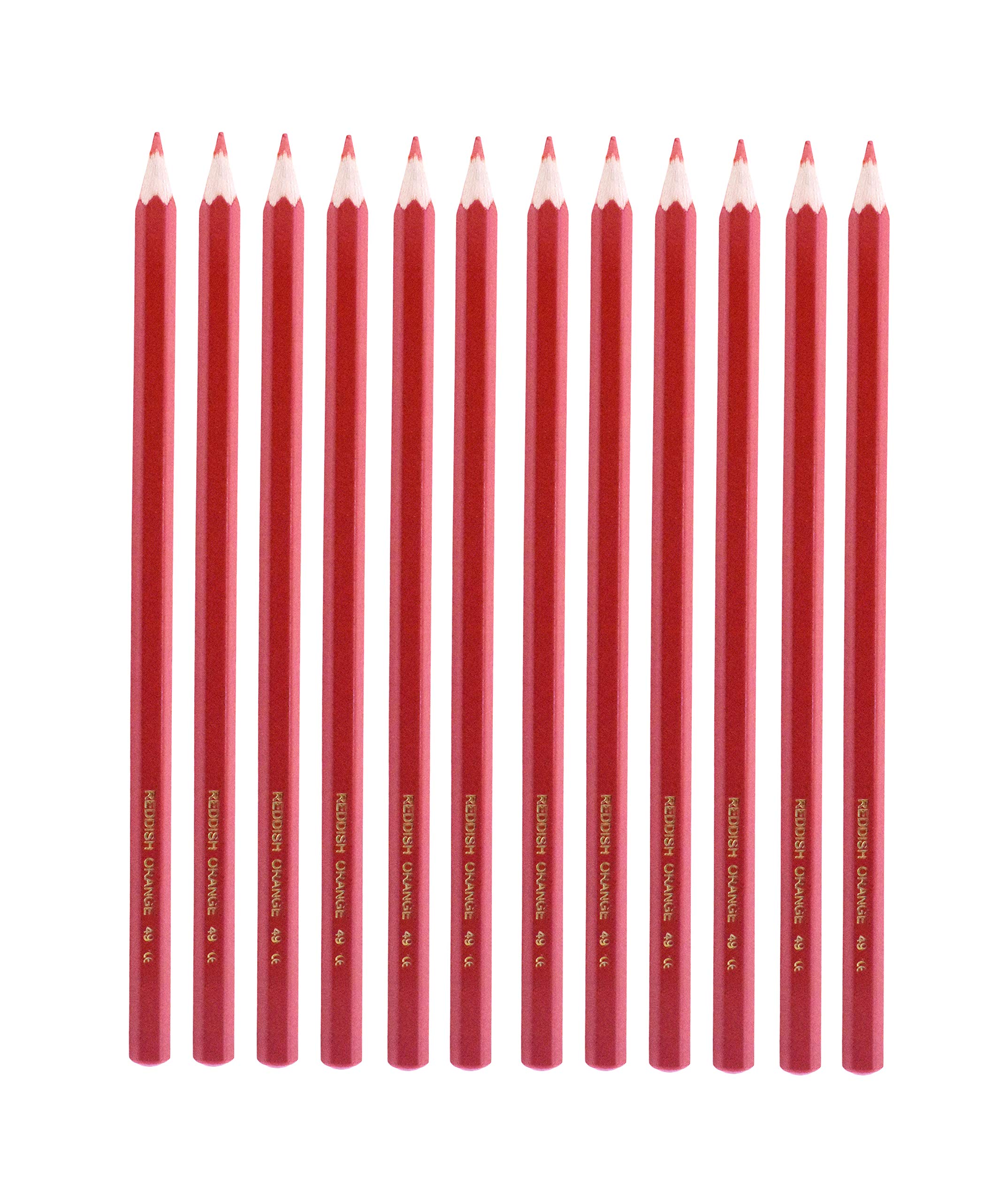 12 Red Washable Fabric Marking Pencils for Sewing & Quilting - Water Soluble Tailor Pencils for Embroidery, Dressmaking & DIY Crafts - Perfect for Fabric Marking, Pattern Tracing & Temporary Designs