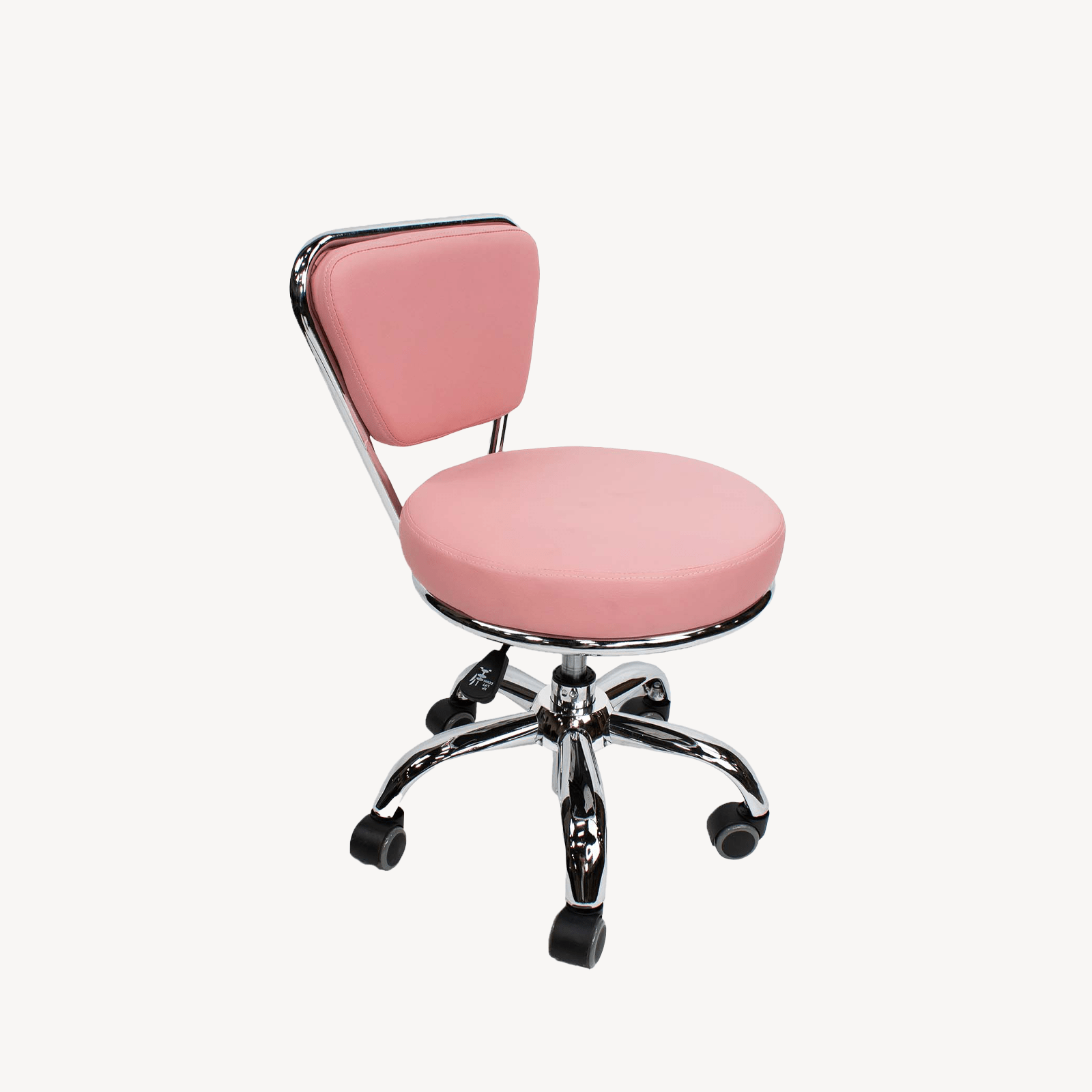 Premium Dayton Salon Pedicure Technician Stool - Adjustable Hydraulic Swivel Stool for Spa & Nail Technicians - Ergonomic Beauty Salon Chair for Manicures, Pedicures & Massage Therapy
