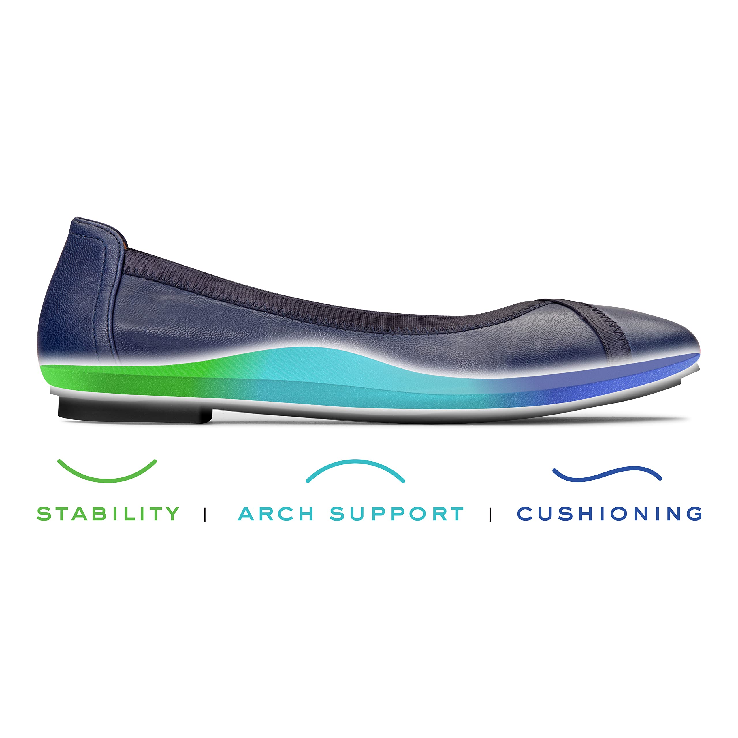 Vionic Women's Caroll Comfortable Orthotic Support Slip-On Loafers for Plantar Fasciitis Relief - Perfect for Work, Travel & Everyday Wear