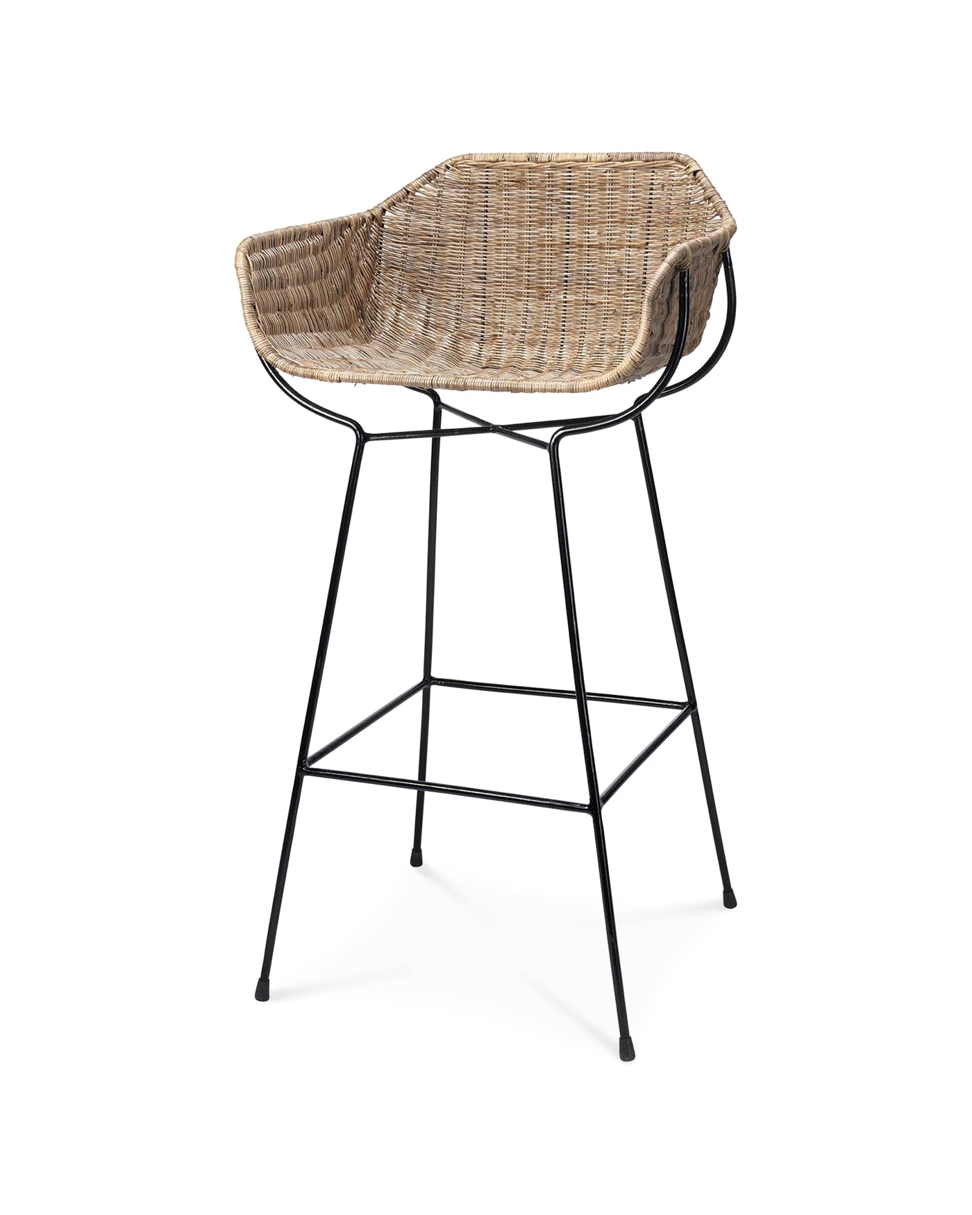 NUSA Stool Bar - Adjustable Height Bar Stool with Footrest, Modern Kitchen & Counter Stool for Home, Bar, Restaurant & Office Use