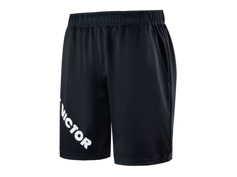 Victor R 20201C Men's Athletic Running Shorts - Breathable Quick-Dry Workout Shorts for Gym & Jogging [Black] - Perfect for Running, Training & Casual Wear