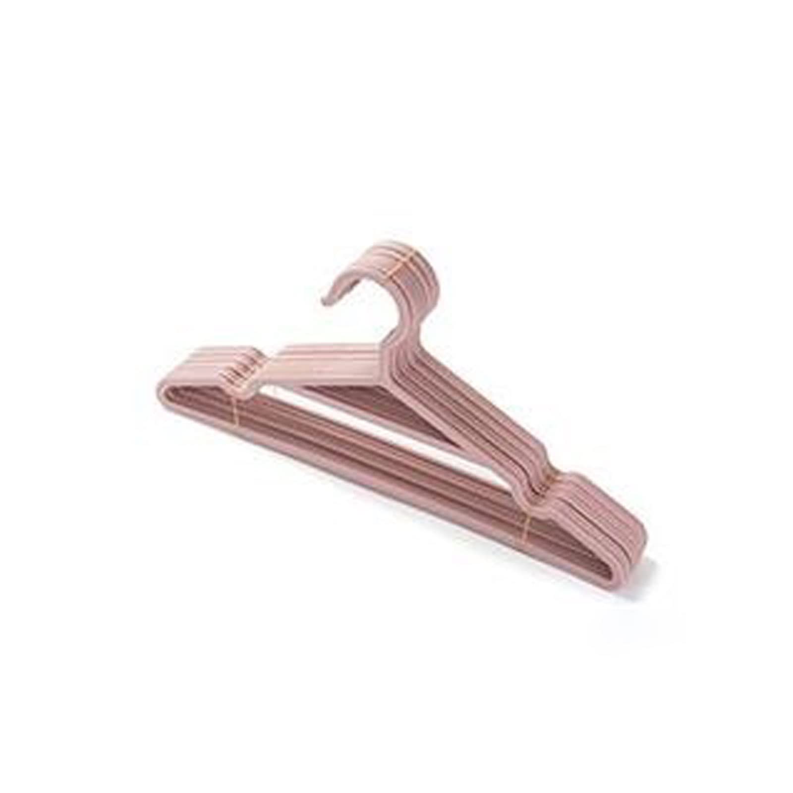 5-Pack Portable Non-Slip Clothes Hangers for Suits, Coats & Dresses - Pink Plastic Garment Hangers for Closet, Travel & Outdoor Drying (Set of 5) | Ideal for Home Organization, Camping & Laundry Day
