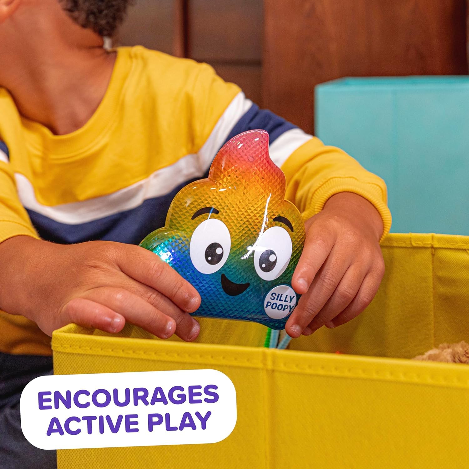 Relatable Silly Poopy's Hide & Seek - Interactive Talking & Singing Rainbow Learning Toy for Toddlers | Easter Gift with Toy & 2 AA Batteries | Fun Educational Play for Preschoolers & Birthday Parties