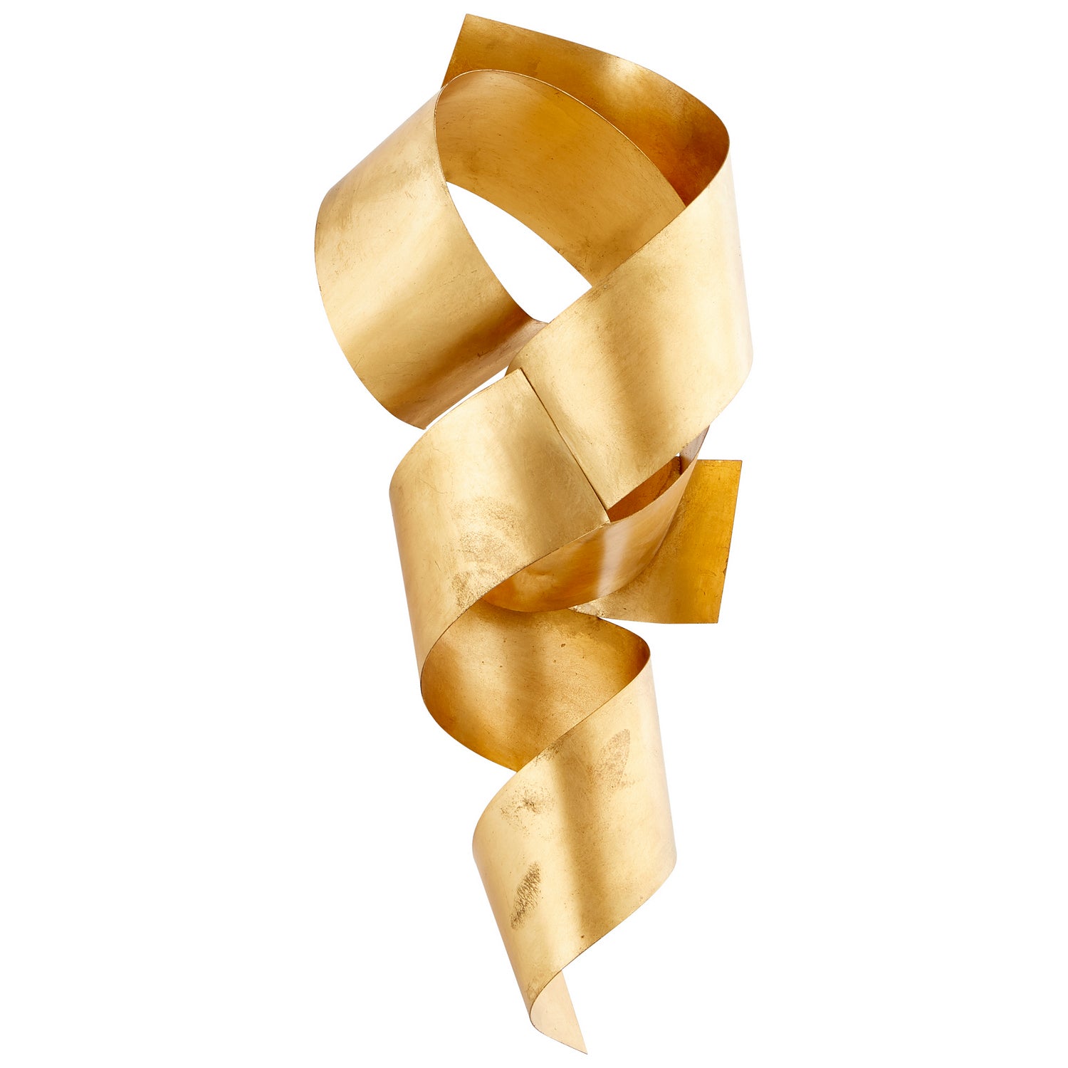 Cyan Design 10987 Ribbons Sculpture in Gold Leaf - Elegant Home Decor for Living Room, Office & Gift Giving