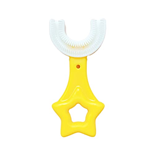 Simayixx Kids U-Shape Toothbrush for 360° Teeth Cleaning - Soft Bristles for Gentle Whitening & Gum Massage - Ergonomic U-Type Design for Children Ages 3-12 - Perfect for Daily Oral Care & Travel Use