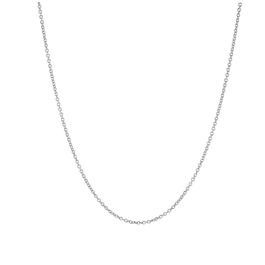 APOP NYC Thin Sterling Silver Rolo Chain Necklace 14-30 Inch | Dainty Layering Necklace for Women | Perfect for Everyday Wear, Gift Giving & Special Occasions