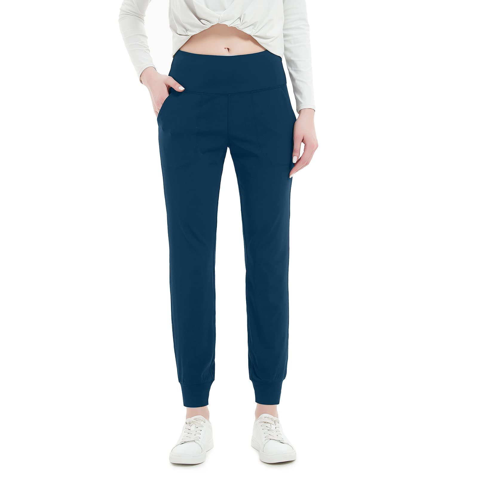 Women's Lightweight Joggers Pants - Athletic Running Sweatpants with Pockets, Tapered Casual Lounge Pants for Workout, Yoga, Gym & Everyday Wear
