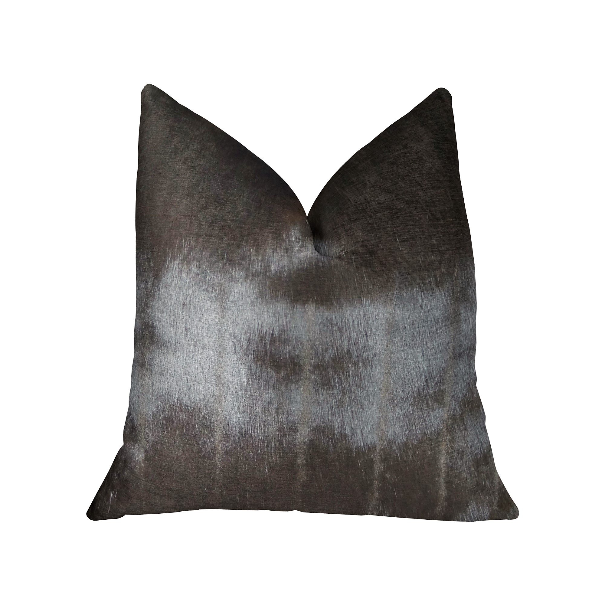 Plutus Silky Brown Mik Handmade Luxury Pillow 16x16 Inch - Premium Soft Bedding for Home, Office & Travel Comfort