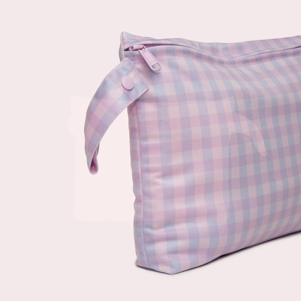 Econaps Mid Wet Bag - Waterproof Reusable Wet Dry Bag for Swimsuits, Diapers, Gym Clothes - Perfect for Travel, Beach, Pool & Baby Care
