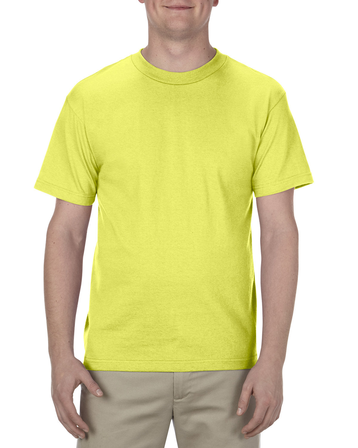 Alstyle AL1301 Men's & Women's 6.0 oz 100% Cotton T-Shirt - Soft Casual Tee for Everyday Wear, Gym, and Screen Printing
