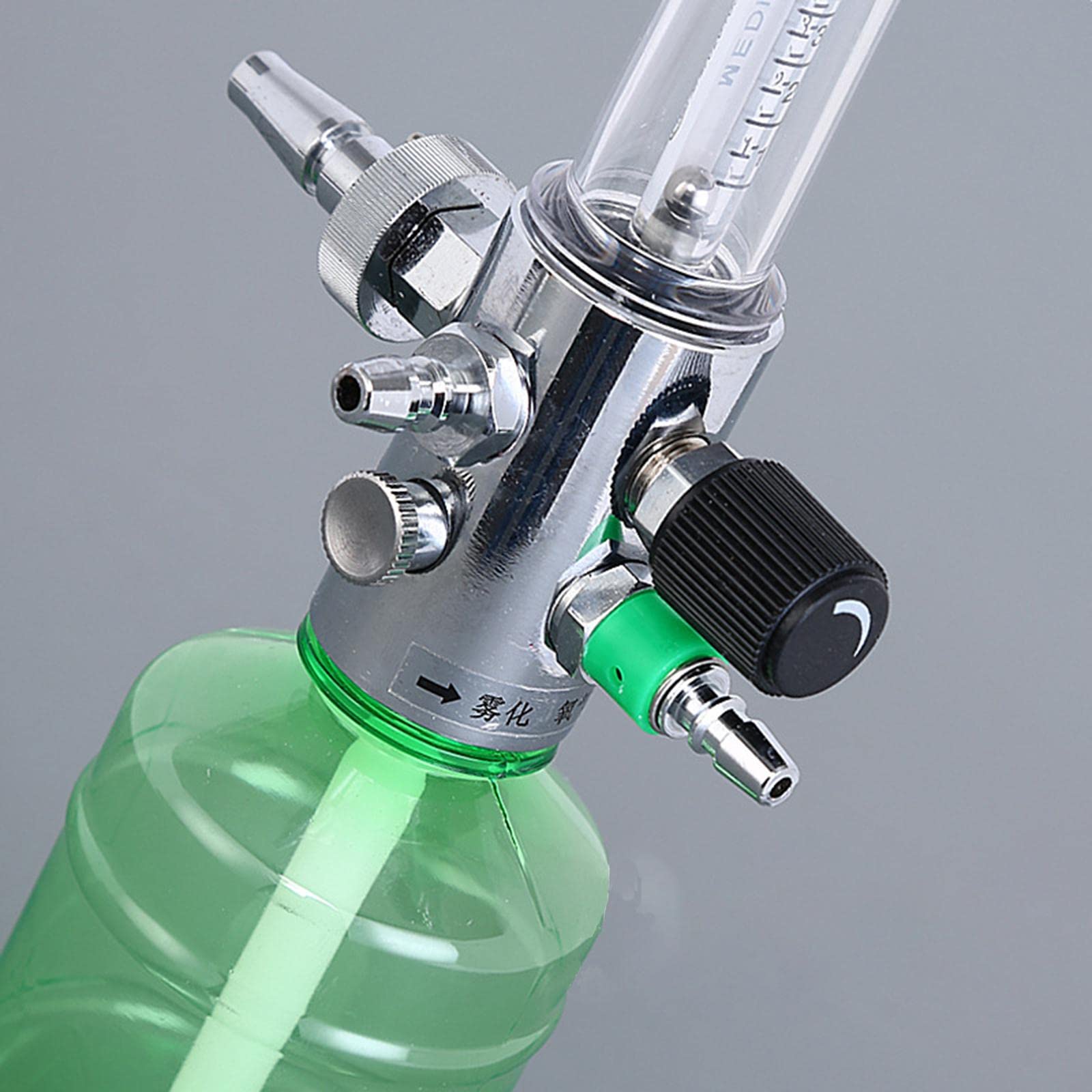 SAZ DEKOR Oxygen Flow Meter Regulator with Durable Valve for Medical Use - Perfect for Home Healthcare, Hospitals, and Emergency Oxygen Therapy