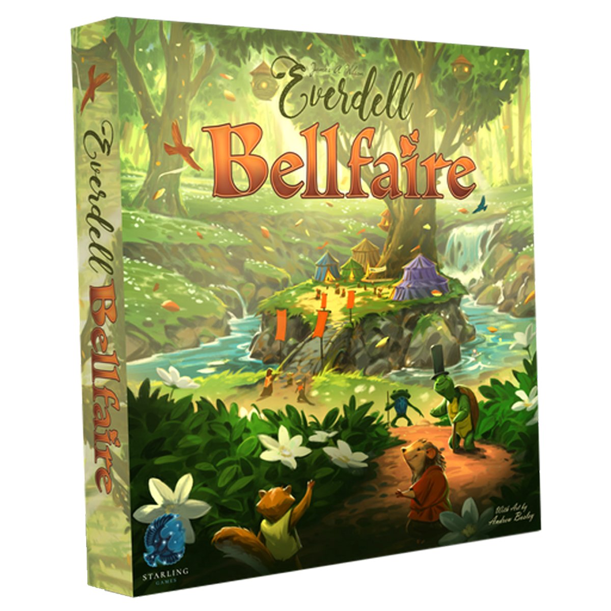 Everdell: Bellfaire Expansion Board Game - Strategic Card Game for Family & Friends - Perfect for Game Nights & Holiday Gatherings