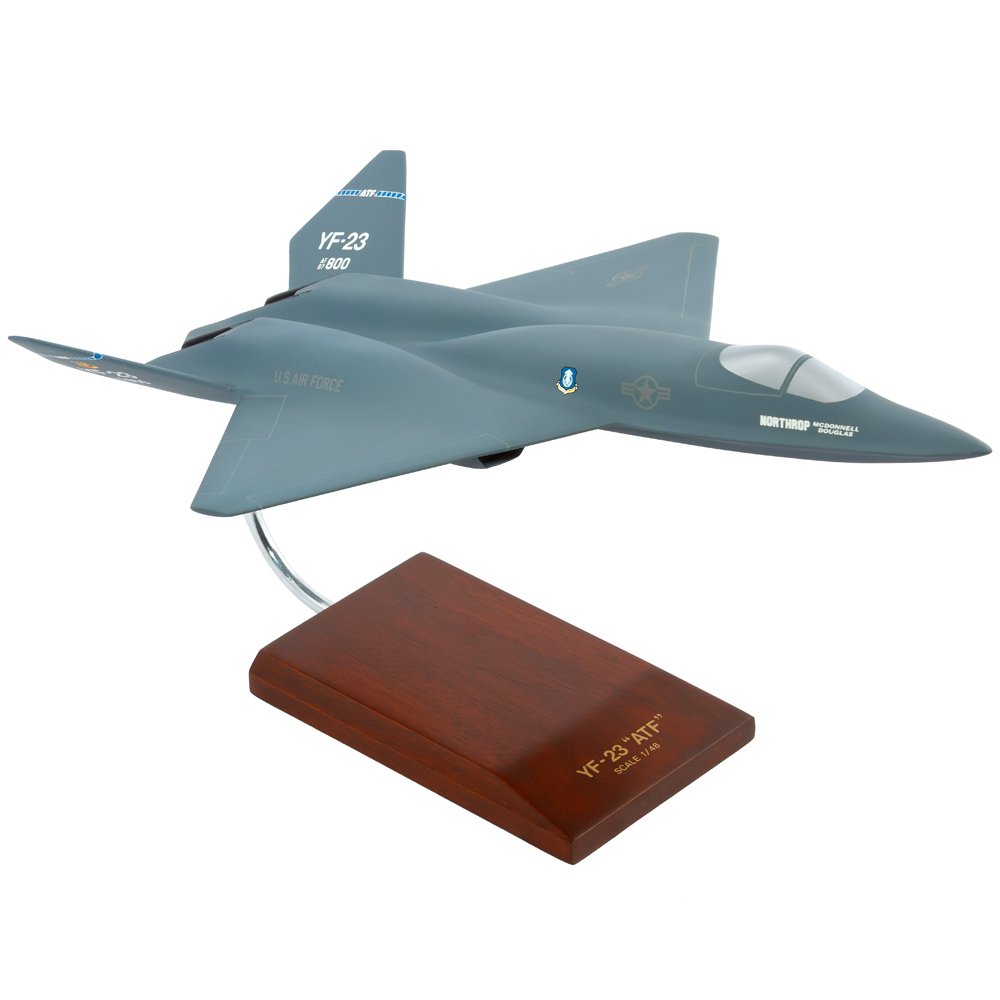 YF-23 Advanced Fighter Jet Model Kit - 1/48 Scale Military Aircraft Collectible for Display & Aviation Enthusiasts - Perfect for Home Office Decor, Gift for Model Builders & Airplane Lovers