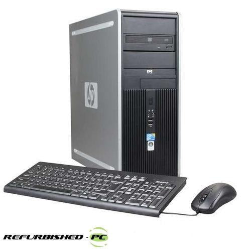 HP Windows 10 Pro Tower Desktop Computer - Intel Core 2 Duo 3.0GHz, 1TB HDD, 8GB RAM, WiFi - Fast Performance for Home Office & Business Use