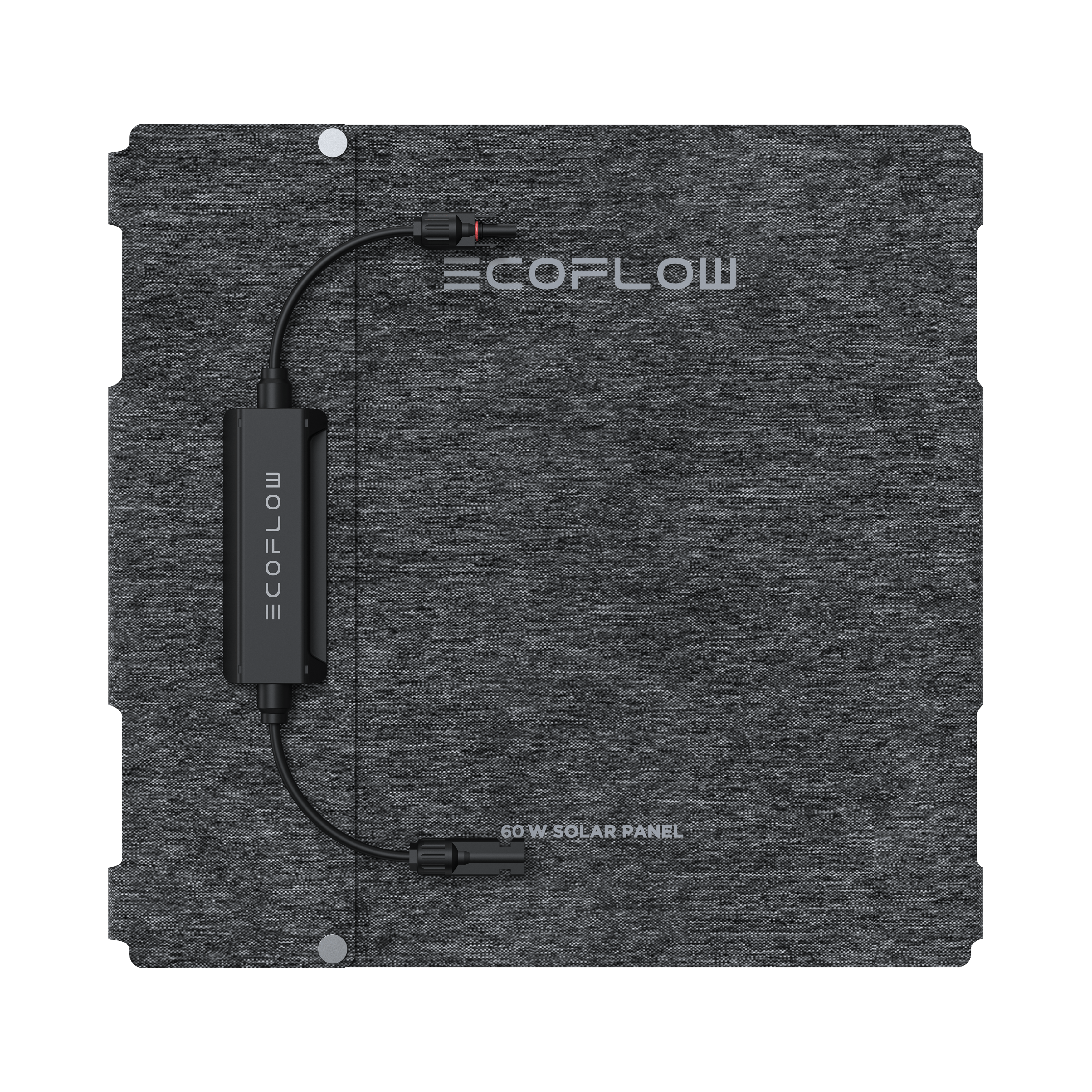 EcoFlow 60W Portable Solar Panel with APP Control - Lightweight Foldable Solar Charger for Camping, RV, Hiking & Emergency Power Supply