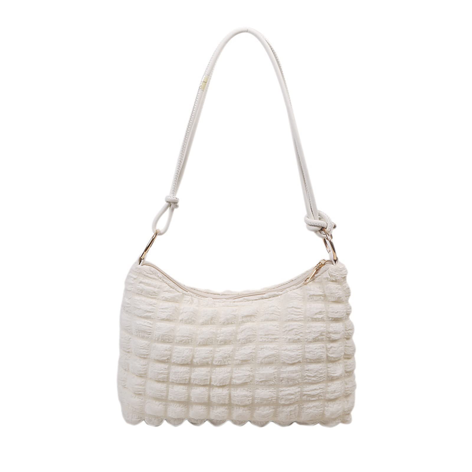 Fashionable Women's Small Crossbody Bag - Minimalist Textured Shoulder Messenger Purse for Daily Use, Travel & Shopping