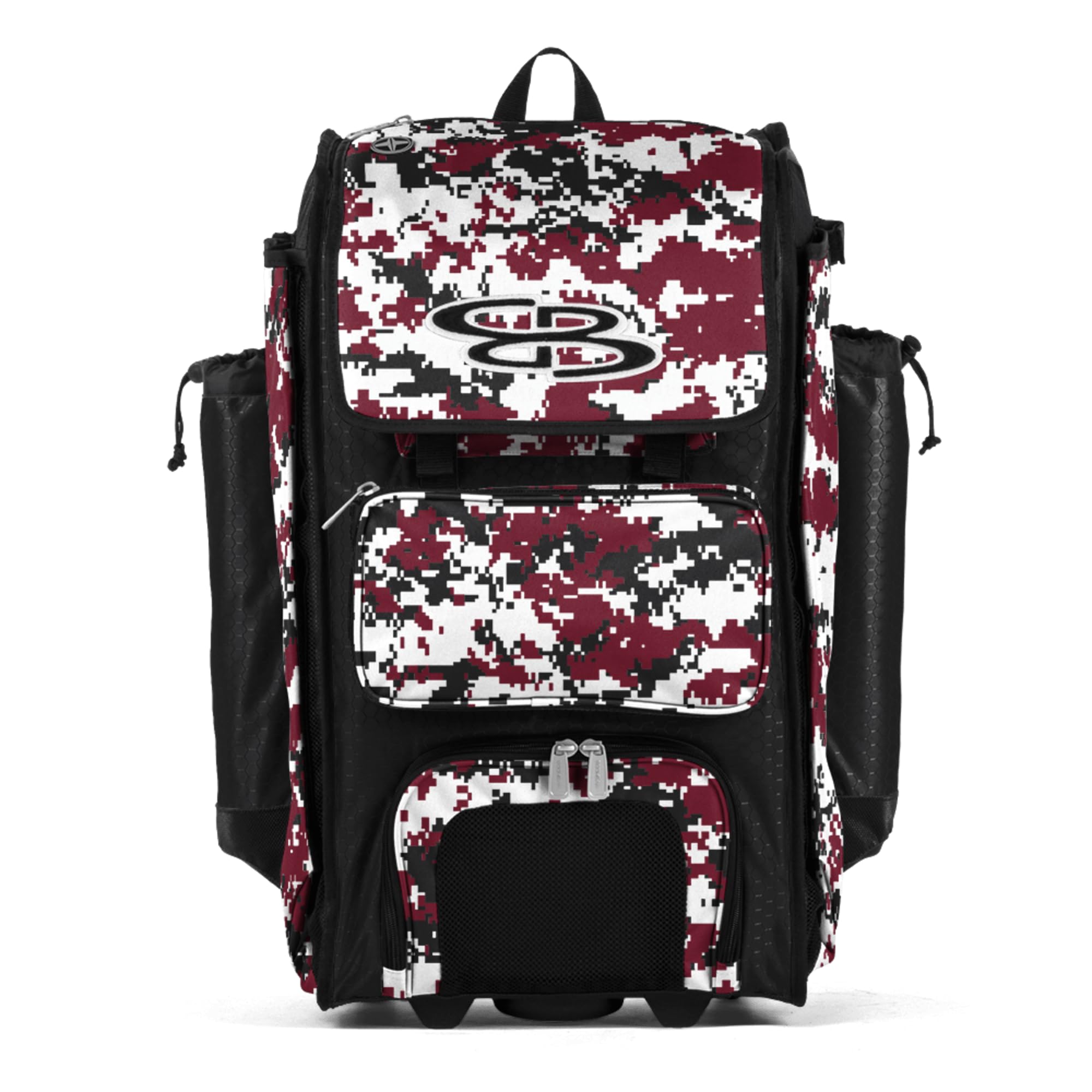 Boombah Rolling Catchers Superpack Baseball & Softball Gear Bag with Telescopic Handle - 23.5
