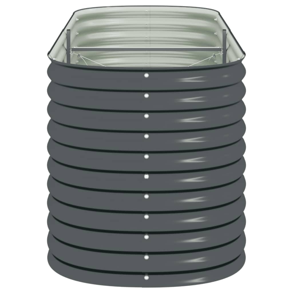 Galvanized Steel Oval Raised Garden Bed - 94.5