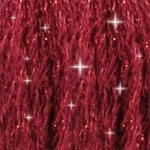 DMC C814 Mouliné Étoile Shimmer Embroidery Floss - Dark Garnet Thread for Cross Stitch, Needlepoint & Hand Embroidery - Perfect for DIY Crafts, Scrapbooking & Home Decor Projects