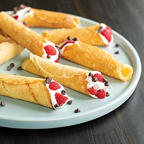Nordic Ware Krumkake Iron - Traditional Norwegian Cookie Maker for Stovetop, Silver - Perfect for Holiday Baking and Scandinavian Desserts