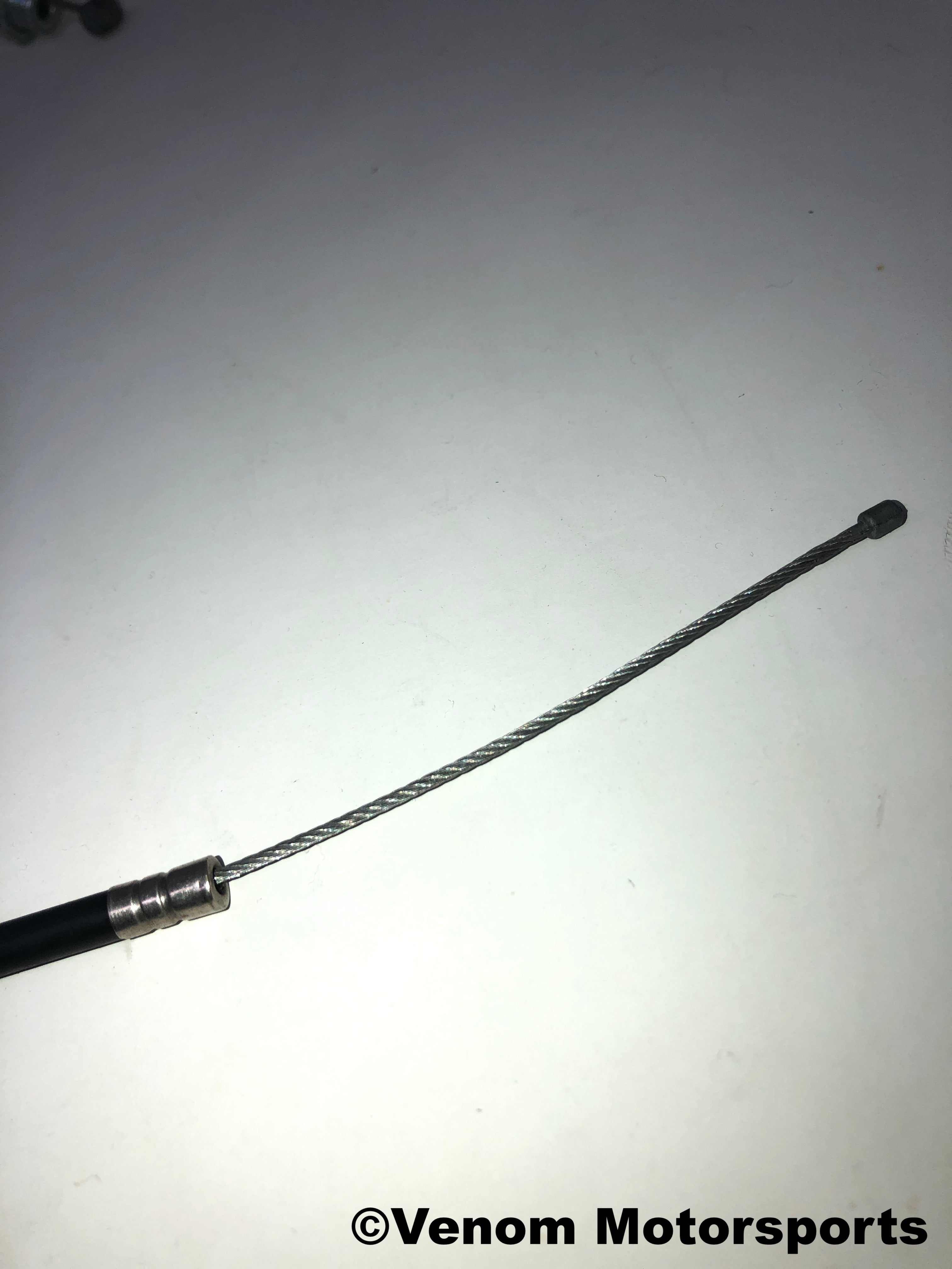 Venom 50cc Fatboy Mini Chopper Throttle Cable Replacement - High Performance Durable Motorcycle Part for Kids & Adults Off-Road Riding