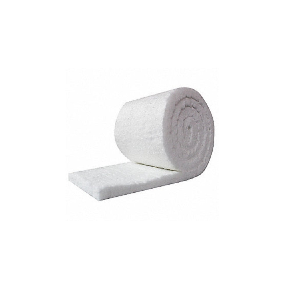 High-Temperature Burner Insulation Ceramic Kaowool Blanket - Heat Resistant Fireproof Fiber Material (Sold by The Foot) - Ideal for Furnaces, Kilns, Forges & Industrial Heating Applications
