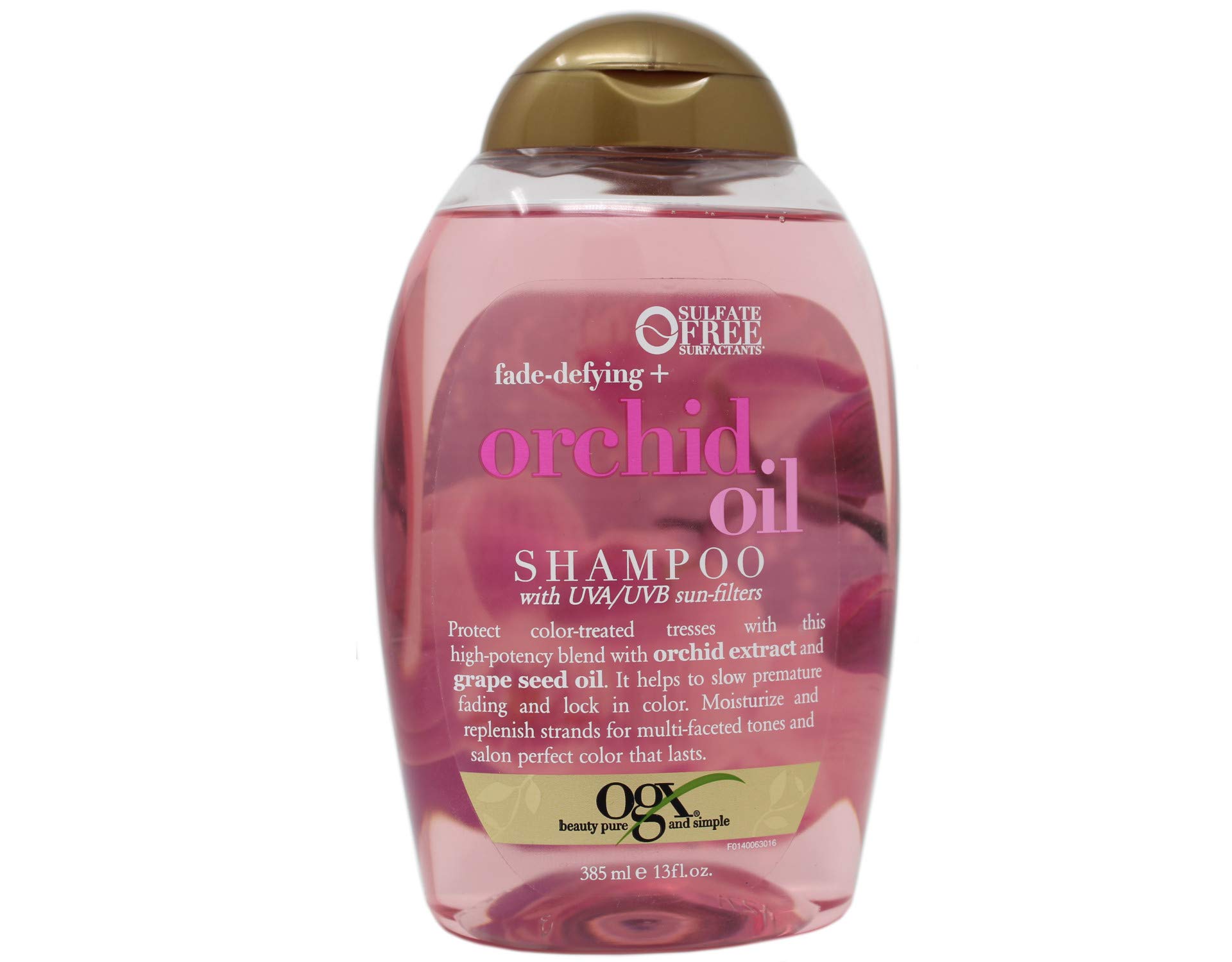OGX Orchid Oil Fade Defying Shampoo - 13 oz (385ml) 6-Pack for Color-Treated Hair | Sulfate-Free & Paraben-Free | Hydrating & Vibrant Color Protection | Perfect for Daily Hair Care Routine
