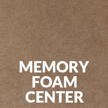 Pearl (Memory Foam Center w/ Poly Bolster)