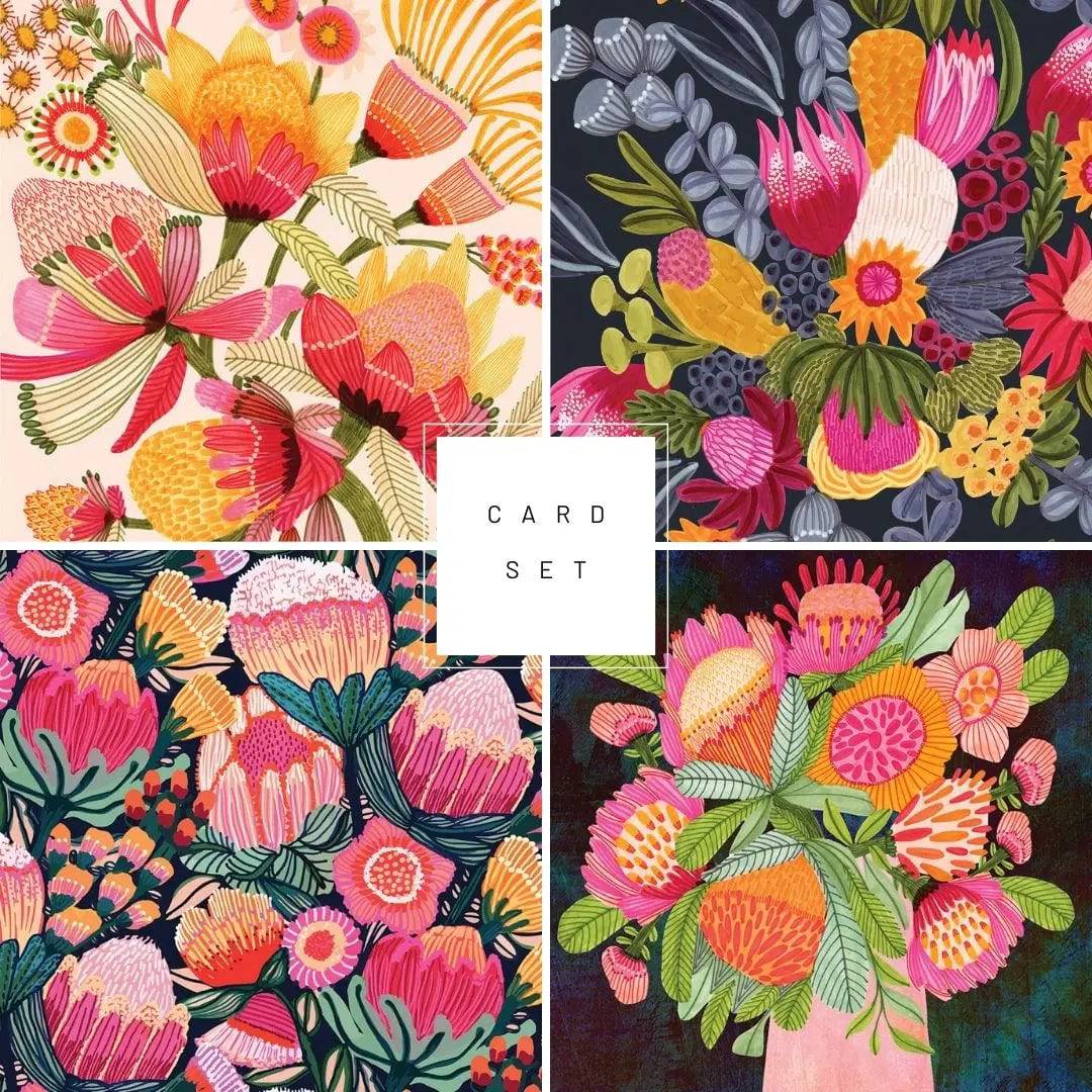 Beautiful Australian Flowers Greeting Cards | Floral Birthday & Thank You Cards | Perfect for Anniversaries, Mother's Day & Special Occasions