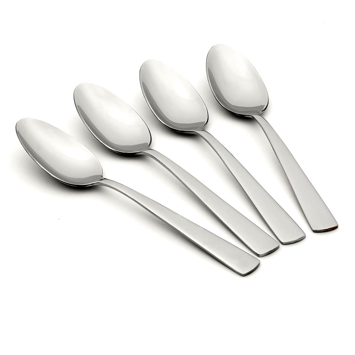 Premium Nocha Stainless Steel Dinner Spoons - Set of 4 for Elegant Dining, Restaurant & Home Use