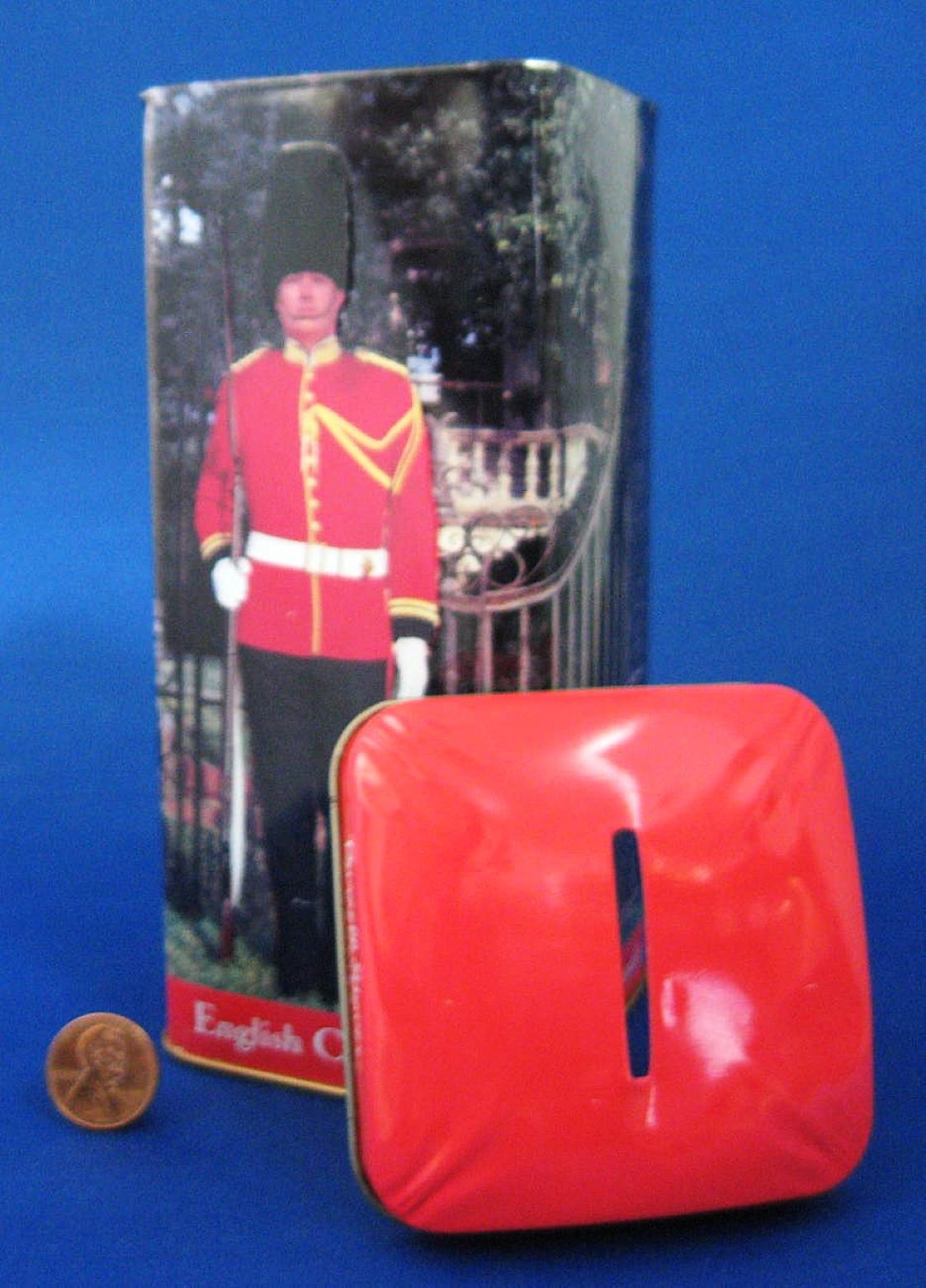 Premium Russel Stover English Caramels in Collectible London Souvenir Tin - Perfect for Gifts, Travel Memories & Home Decor