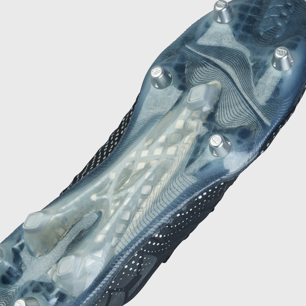 Canterbury Speed Infinite Elite SG Rugby Boots for Men - Black/Silver - High-Performance Cleats for Rugby Matches & Training