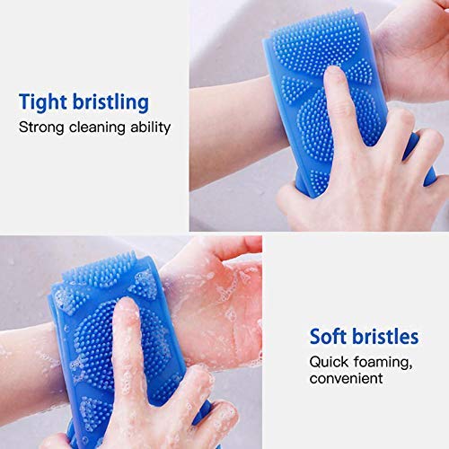 SVK Dream Silicone Back Scrubber - Exfoliating Shower Brush for Dead Skin Removal & Body Cleansing | Perfect for Bath, Spa & Relaxation at Home