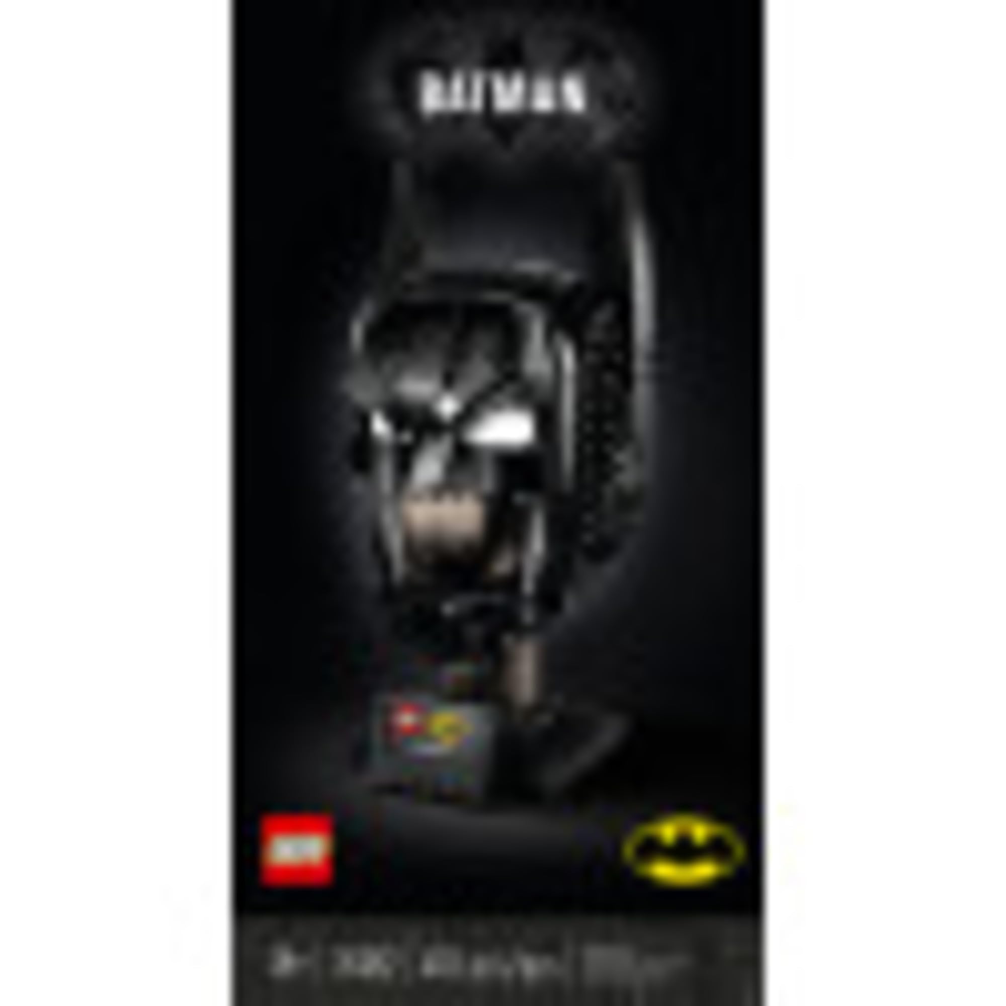 LEGO DC Batman: Batman Cowl 76182 Collectible Building Kit - 410-Piece Superhero Model for Display & Gifts - Perfect for Batman Fans & Home Decor