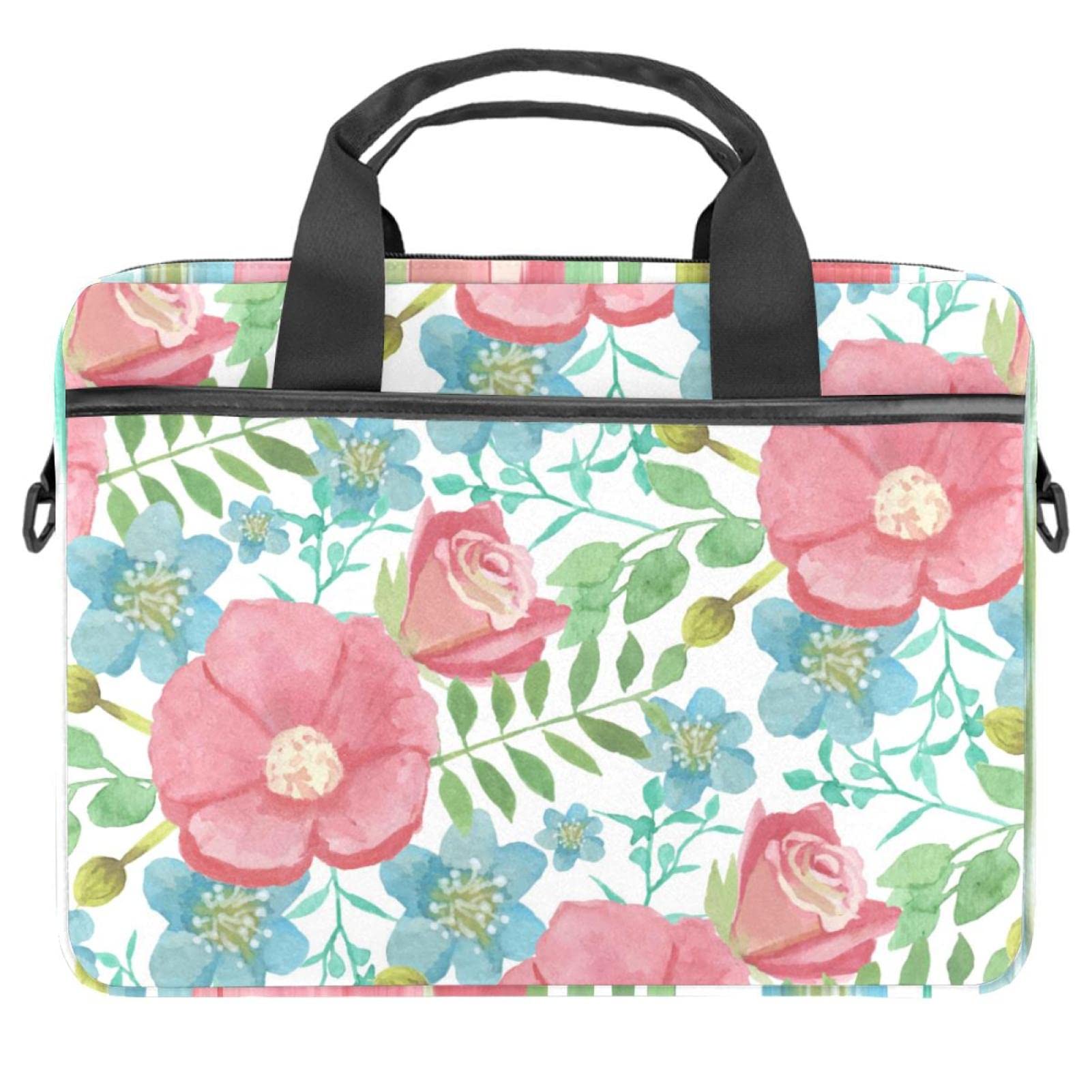 A Day in the Life with the Stylish Floral Laptop Messenger Bag