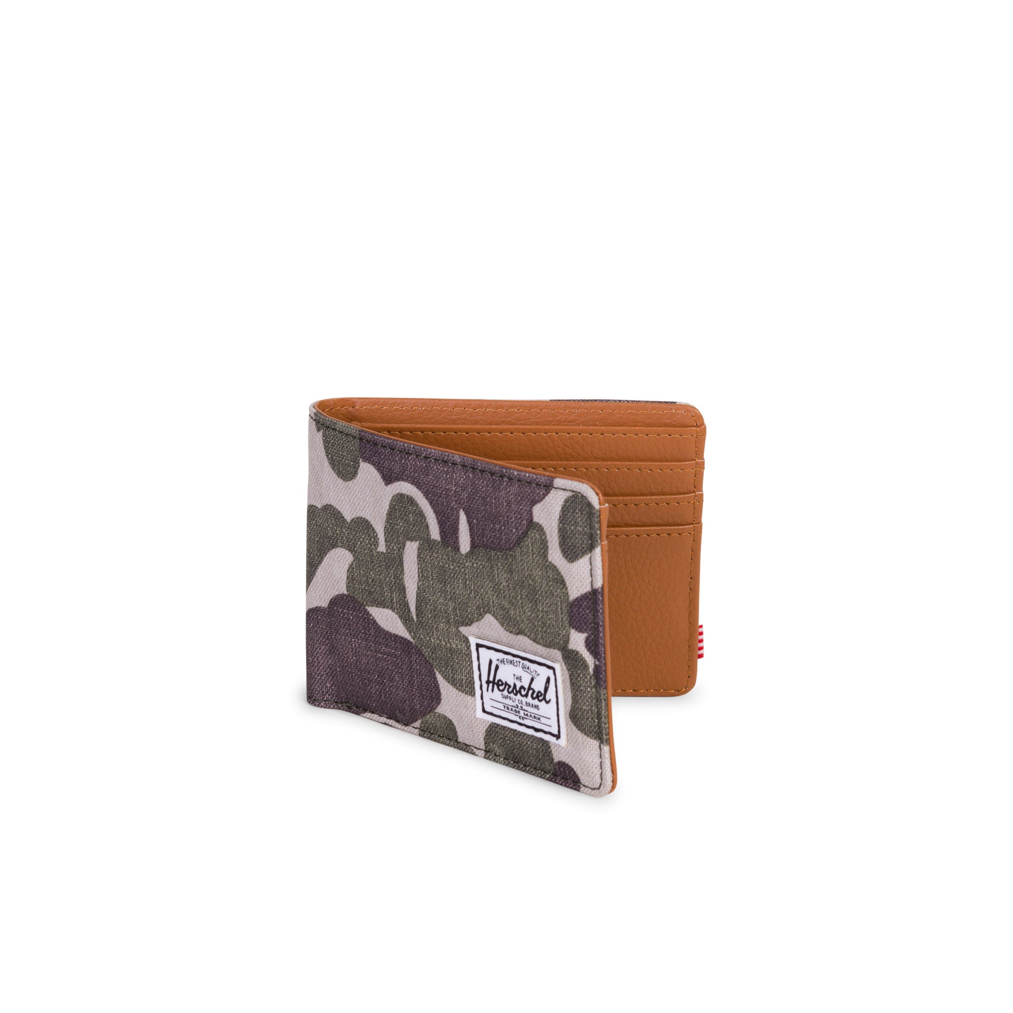 Herschel Hank Wallet - Frog Camo Design RFID Blocking Slim Bifold Wallet for Men - Perfect for Travel, Work & Everyday Use