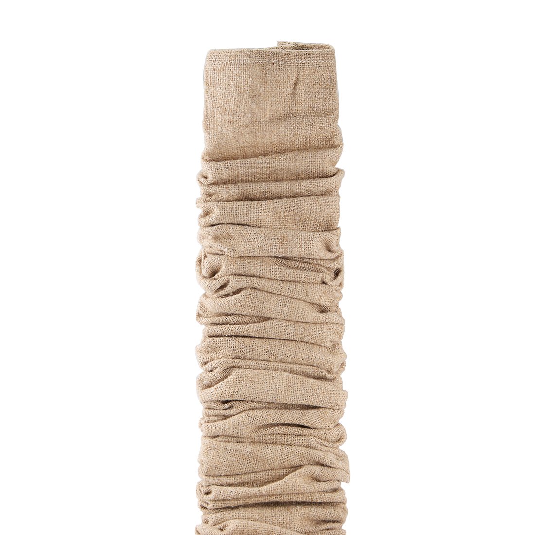 6FT Chandelier Cord Cover - Natural Cotton Color Cable Concealer for Ceiling Lights, Pendant Lamps & Home Decor